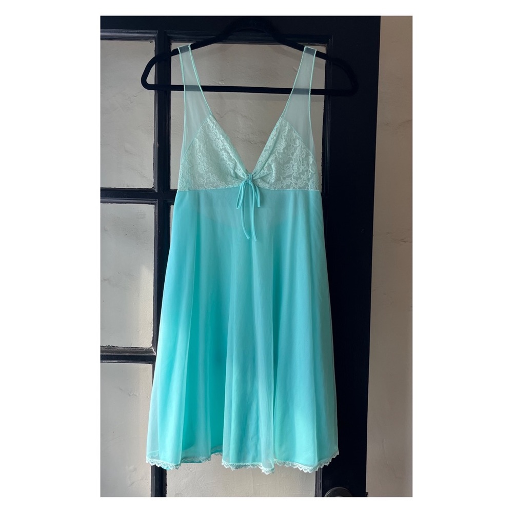 Darling  60’s Tiffany Blue Montgomery Ward Lingerie
